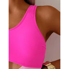 Damen Cut-Out Badeanzug mit asymmetrischem Design R&B