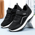 Damen Sportliche Sneaker mit elastischem Klettverschluss und atmungsaktivem Mesh-Obermaterial R&B