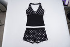 Damen Tankini-Set mit modernem Punkte-Muster und komfortablem Schnitt R&B