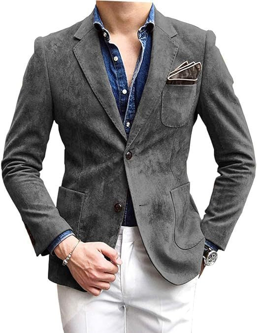Herren Elegant strukturierter Blazer R&B