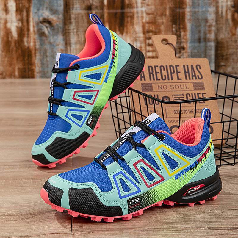 Damen Trailrunning-Schuhe mit rutschfester Sohle und atmungsaktivem Obermaterial