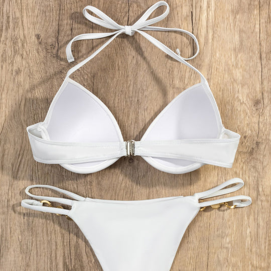 Damen Designer-Bikini mit luxuriösen Schmuckdetails R&B
