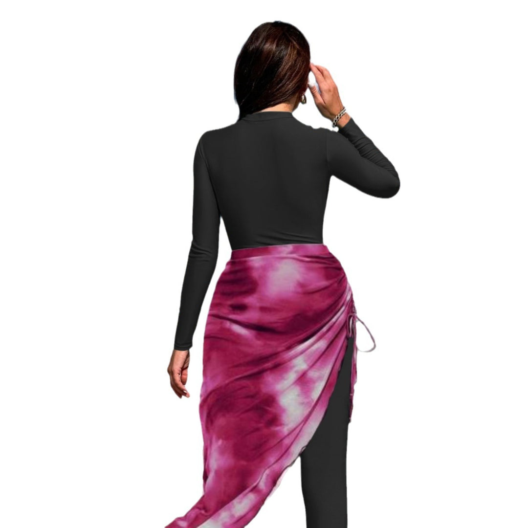 Damen Langärmliger Sport-Badeanzug R&B