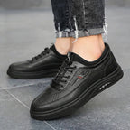 Damen Bequeme und stylische Ledersneaker mit rutschfester Sohle und atmungsaktivem Innenfutter