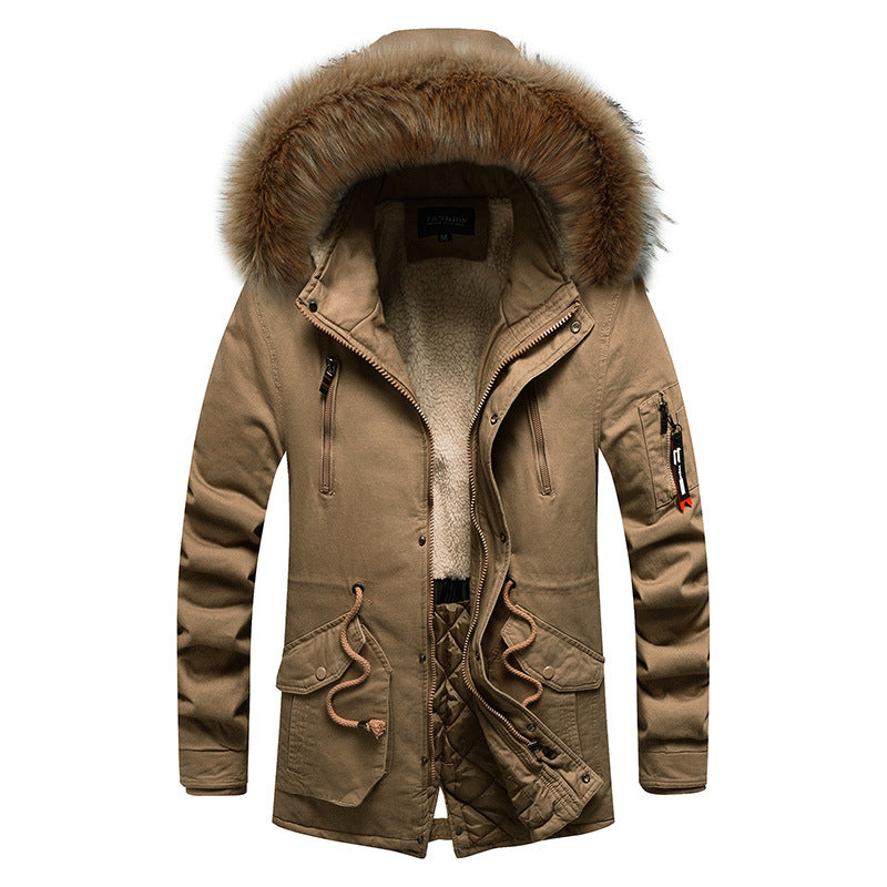 Herren Übergangsjacke mit isolierendem Innenfutter und abnehmbarer Kapuze R&B