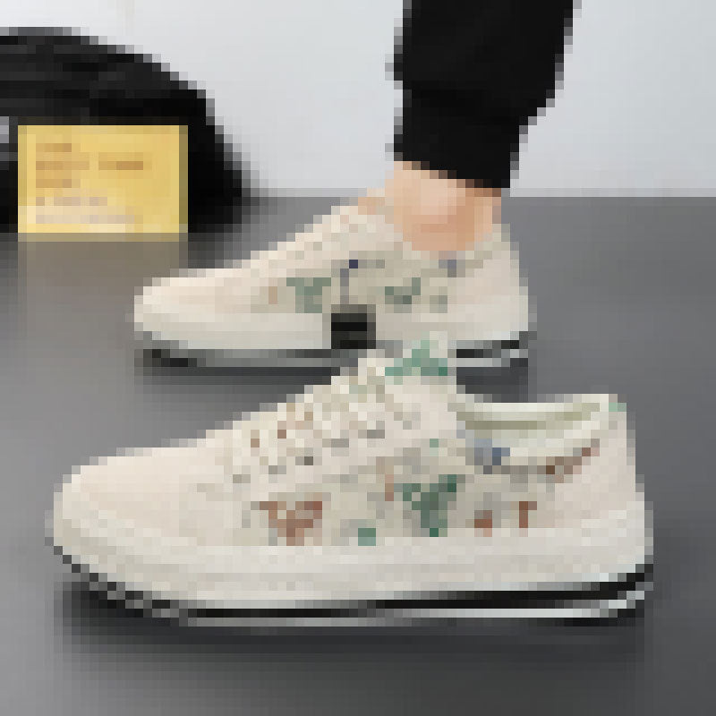Damen Bequeme Freizeitsneaker mit floralem Design R&B