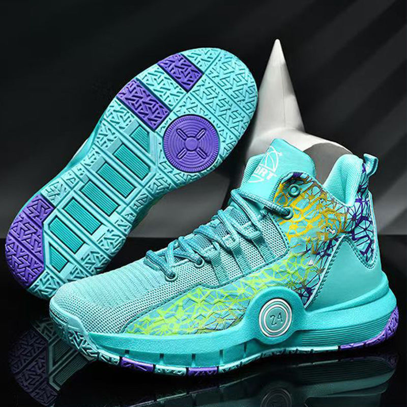 Herren Basketball Sneakers mit atmungsaktivem Obermaterial und dämpfender Sohle Heidi Mode