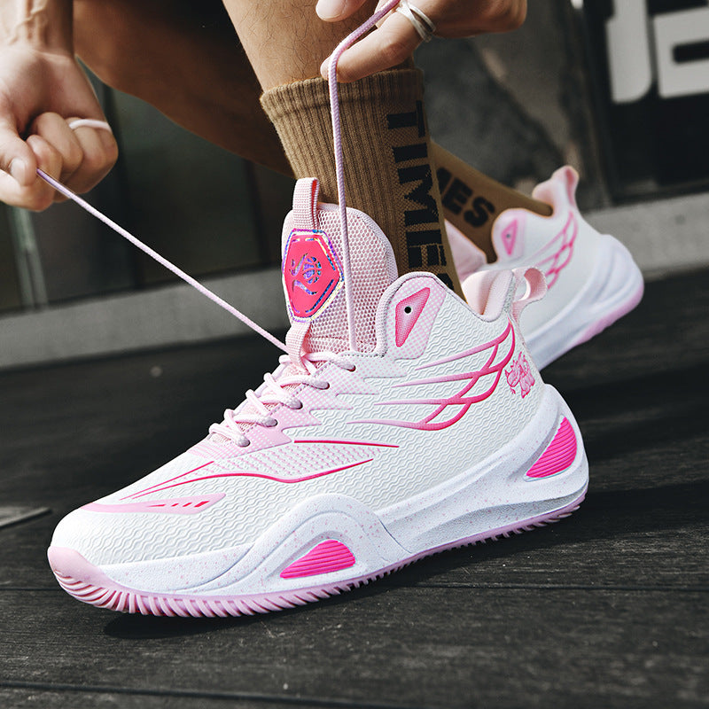 Damen Sportliche High-Top Sneakers mit atmungsaktiver Mesh-Oberfläche und dämpfendem Fußbett