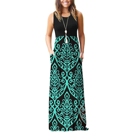 Damen Maxikleid R&B