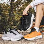 Damen Sportliche Schnür-Sneaker mit atmungsaktivem Mesh und leichtem Dämpfungssystem