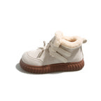 Damen Bequeme Winterboots mit weichem Kunstfellkragen und rutschfester Sohle R&B