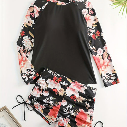 Damen Rashguard und Badeshorts Set R&B