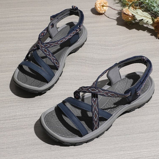 Damen Sportliche Sandalen mit ergonomischem Riemendesign und rutschfester Sohle R&B
