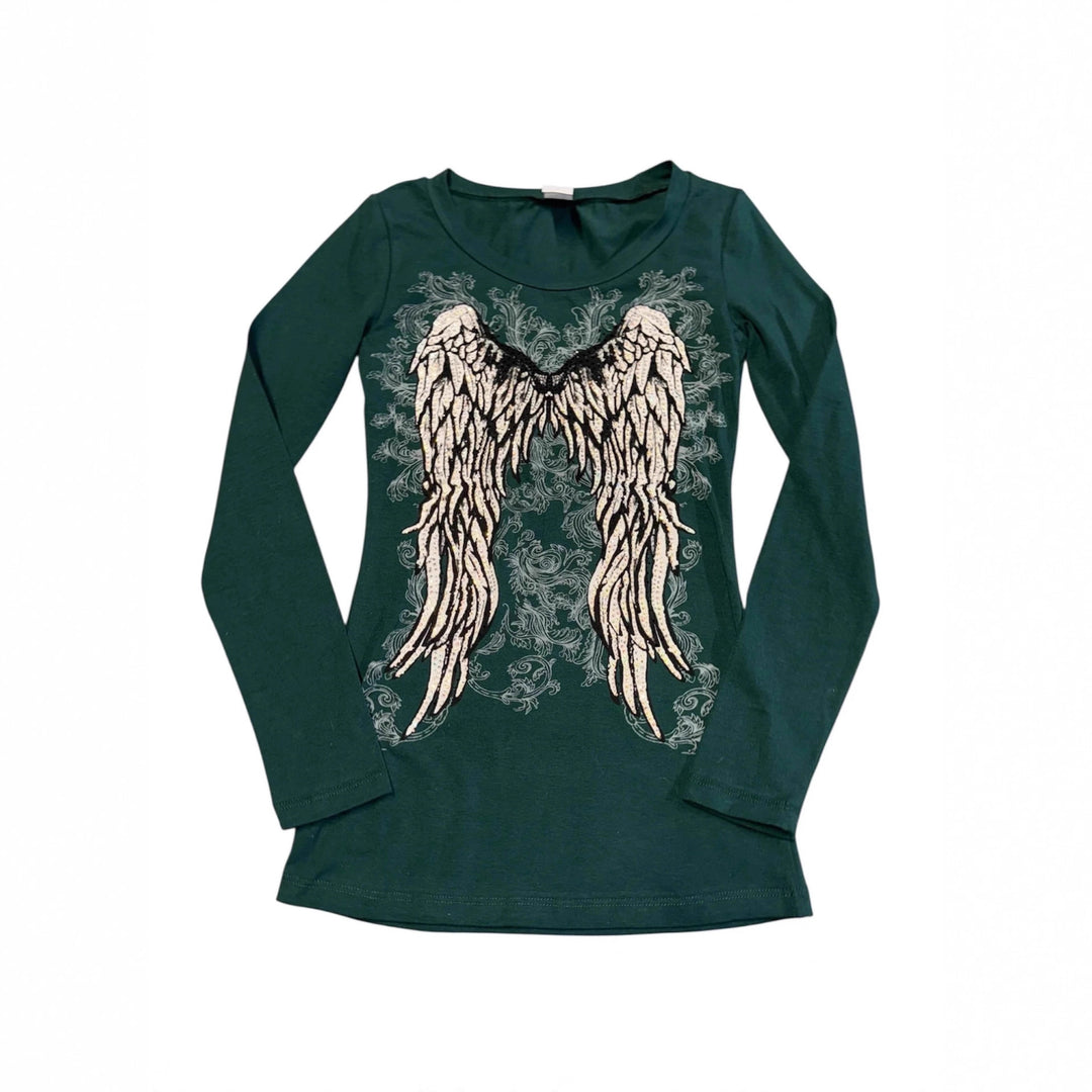 Damen T-Shirt mit Engelprint R&B