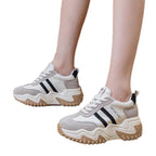 Damen Chunky Sneakers mit ergonomischer Dämpfung und rutschfester Sohle