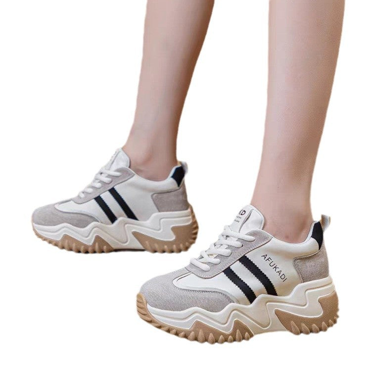 Damen Chunky Sneakers mit ergonomischer Dämpfung und rutschfester Sohle