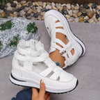 Damen Sportliche Sandalen mit verstellbaren Riemen und rutschfester Sohle R&B