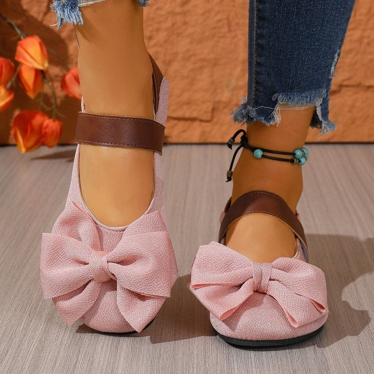 Damen Verspielte Ballerinas mit großem Schleifendetail R&B