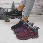 Damen Winterstiefel mit Warmfutter und rutschfester Sohle R&B