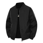 Herren stylische Bomberjacke mit unkompliziertem Schnitt und elastischen Bündchen R&B