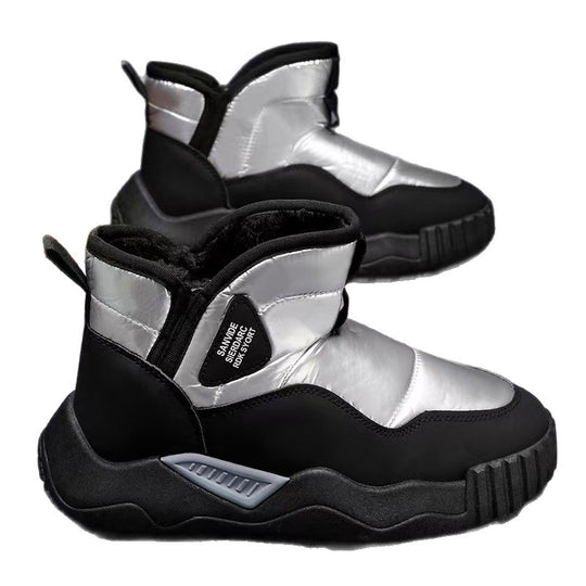 Damen modische Winterboots mit warmem Futter und rutschfester Sohle R&B