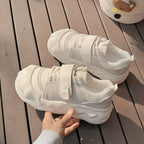 Damen Sneaker mit praktischen Klettverschlüssen und dämpfender Sohle