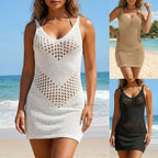 Damen luftiger Häkel-Strandkleid R&B 1779787946