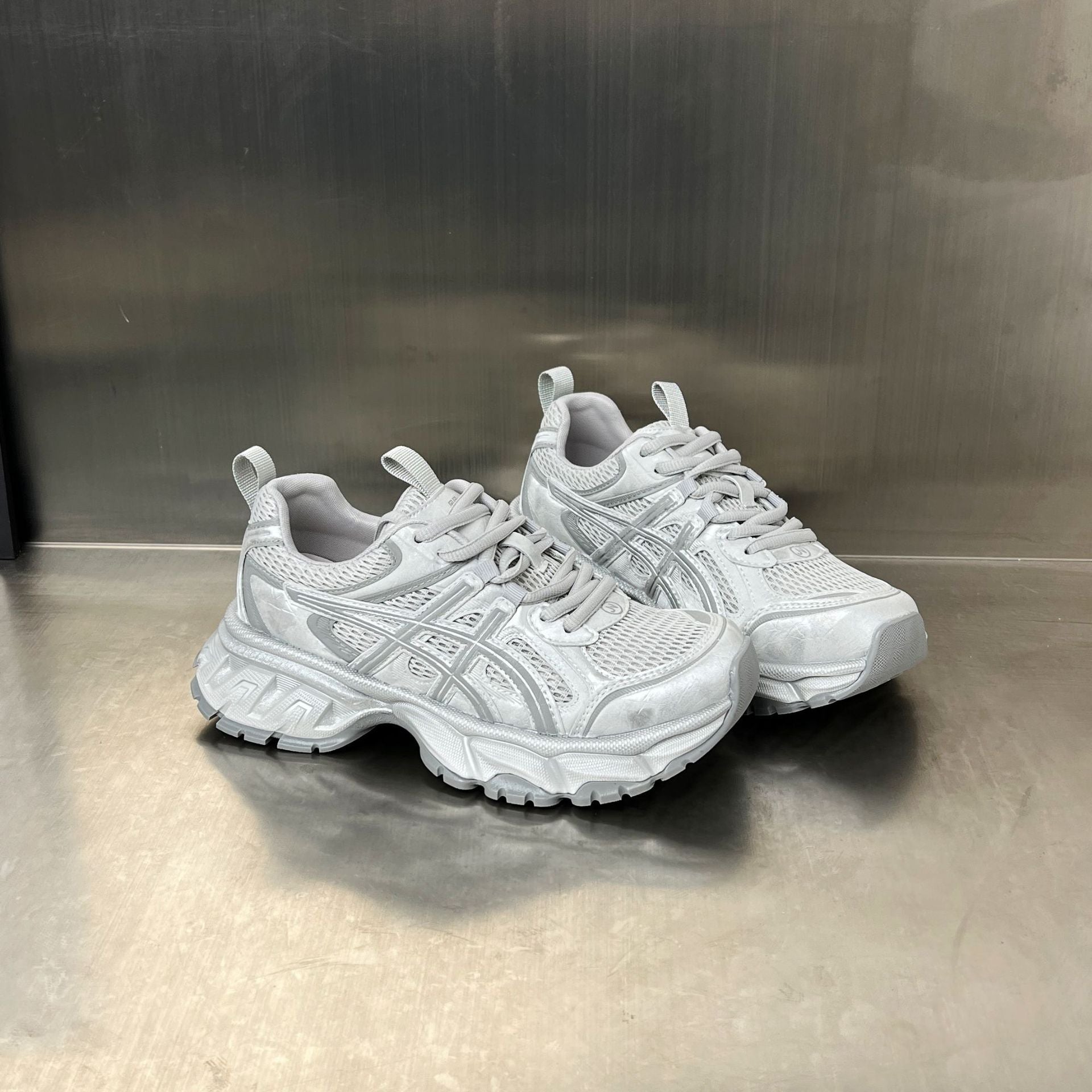 Damen Sportliche Lauf-Sneaker mit atmungsaktiver Mesh-Oberfläche und dämpfendem Fußbett R&B
