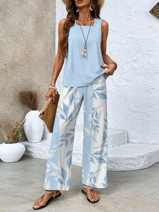 Damen Lässiges Set mit weitem Schnitt und floralem Design R&B