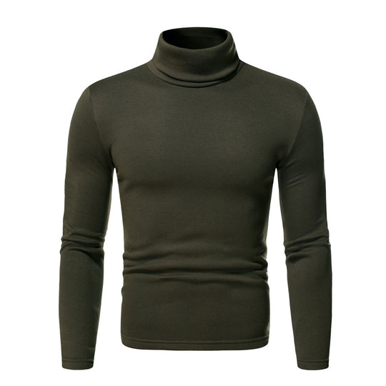 Herren Rollkragenpullover aus weichem Baumwoll-Mix R&B