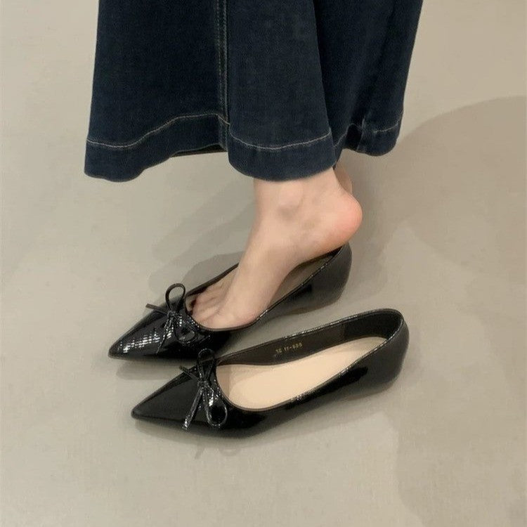 Damen Elegante Ballerinas mit zartem Schleifen-Detail und bequemer Passform R&B