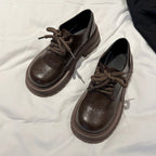 Damen moderne Schnürschuhe mit robuster Gummisohle und strapazierfähigem Obermaterial R&B
