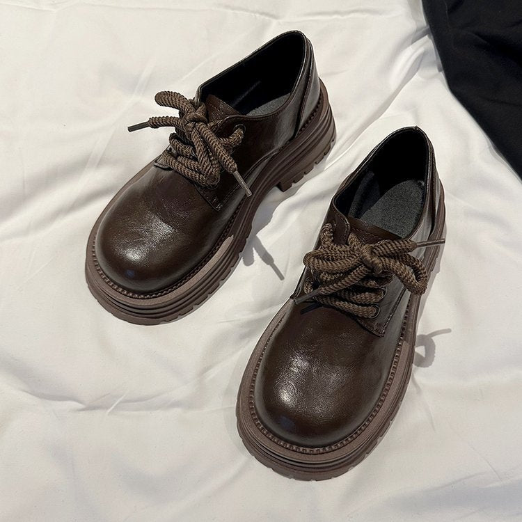 Damen moderne Schnürschuhe mit robuster Gummisohle und strapazierfähigem Obermaterial R&B
