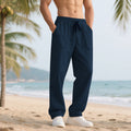 Herren lässige Cargo-Hose mit seitlichen Taschen und verstellbarem Bund R&B