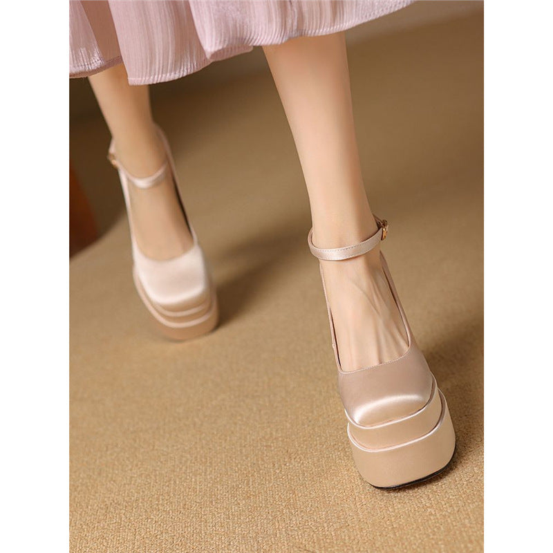 Damen Plateau Sandalen R&B