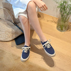 Damen Sportliche Canvas Sneakers im zeitlosen und minimalistischen Design