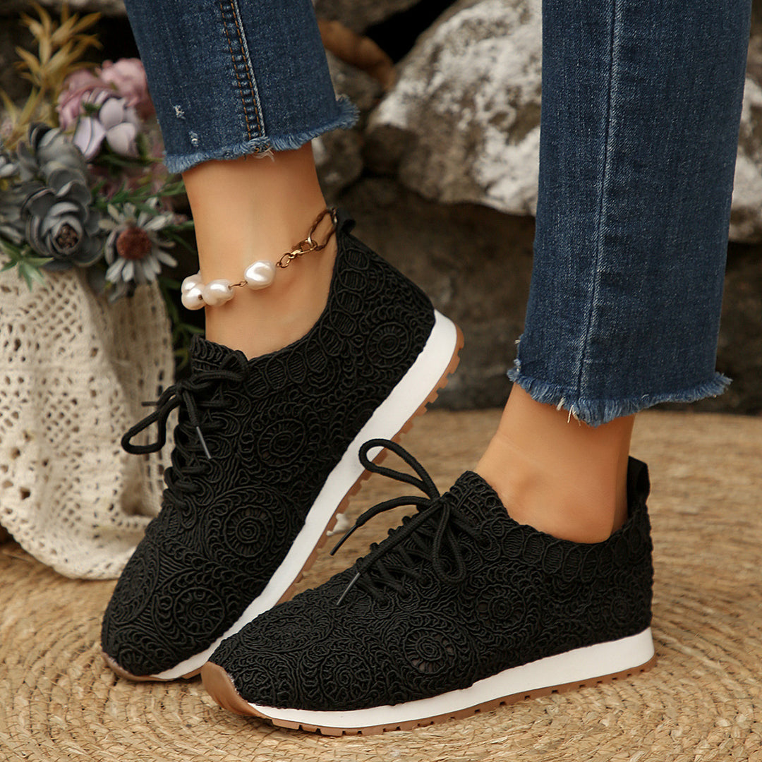 Damen Sportliche Komfort-Sneaker mit atmungsaktivem Obermaterial R&B