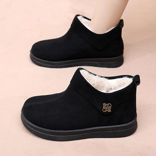 Damen Warmgefütterte Ankle Boots mit rutschfester Sohle R&B