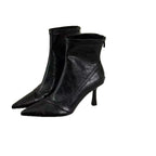 Damen Stiefeletten aus hochwertigem Leder mit elegantem Spitzenabsatz R&B