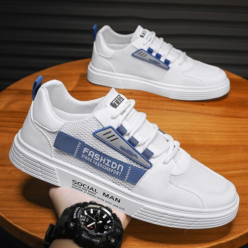 Herren Atmungsaktive Sneakers mit dämpfender Gummisohle und modernem Design R&B