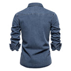 Herren Jeanshemd