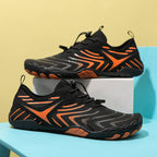 Damen Barfußschuhe mit rutschfester Sohle und elastischem Verschlusssystem R&B