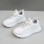 Damen Sportliche Sneakers mit atmungsaktiver Mesh-Struktur und gepolsterter Sohle R&B