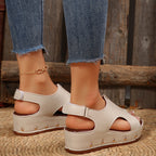 Damen Komfortable Keilsandalen mit modischem Design