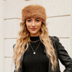 Damen Kuscheliger Fleece-Hut mit modischem Design R&B