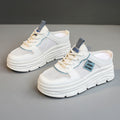 Damen Plattform Sneaker mit atmungsaktivem Mesh-Obermaterial und geräumiger Sohle R&B