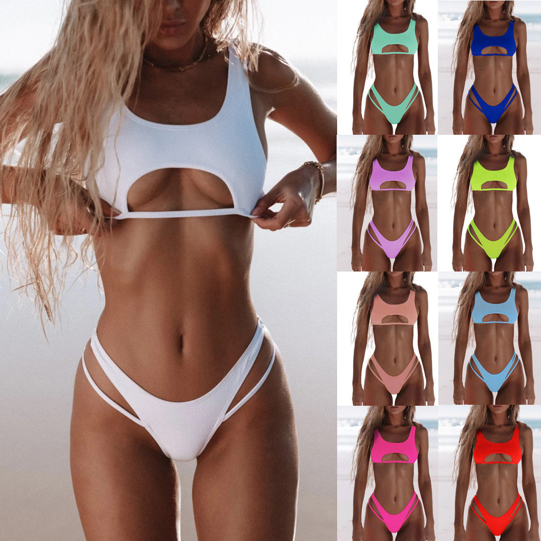 Damen Bikini-Set mit innovativem Cut-Out-Design R&B