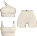 Damen Sport-BH und Shorts Set R&B