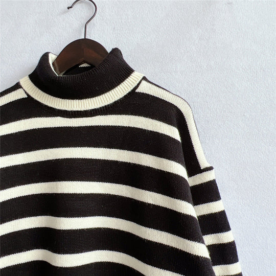 R&B | Gestreifter Strickpullover für Herbst & Winter