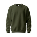 Herren nan Oversize-Rundhals-Sweatshirt aus weichem Baumwollfleece mit gerippten Bündchen R&B